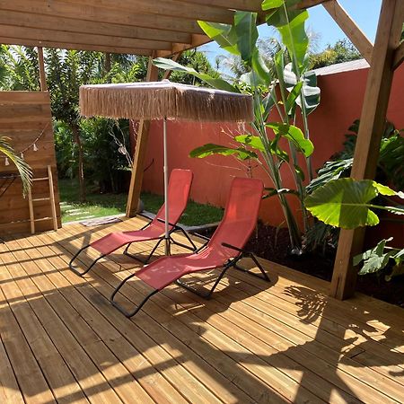 Kazacoco Bungalow A 5 Min A Pieds Du Lagon La Saline Le Bains Luaran gambar